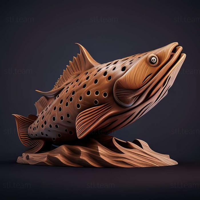 Animals Leopard catfish fish
